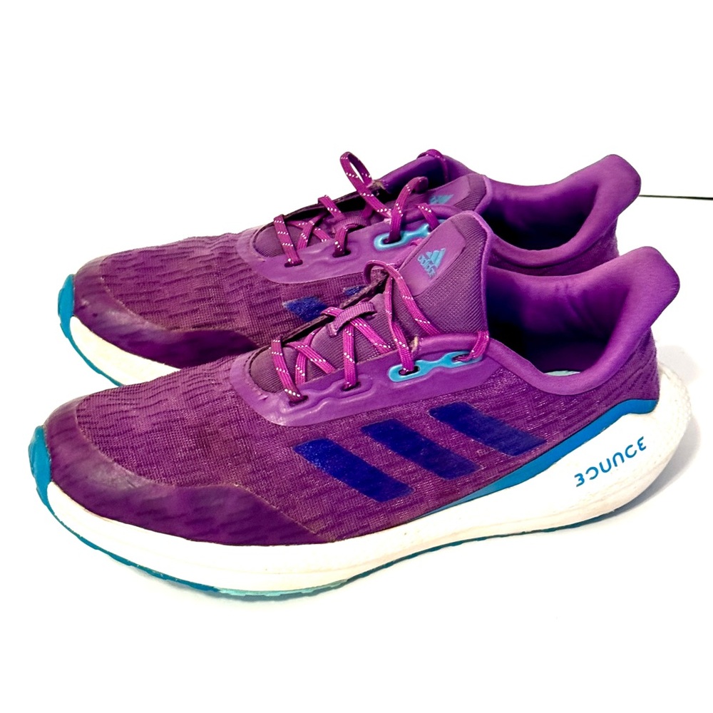 ADIDAS BOUNCE non marking purple athletic sneakers Kids 5.5